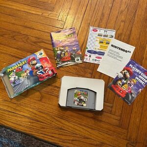Mario Kart 64 Nintendo 64 N64 Game Complete in Box CIB with Manual Inserts Retro